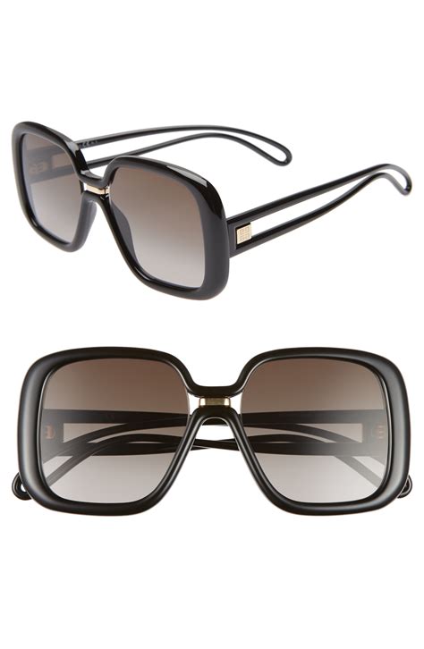 givenchy oval sunglasses|givenchy 55mm oversized sunglasses.